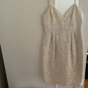 White bcbg dress